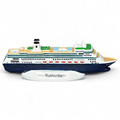 Resin Replica of The Holland America Cruise Ship The MS Rotterdam