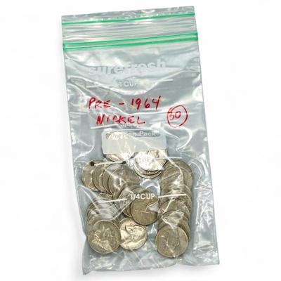 Group Of 30 Jefferson Nickels Pre -1964