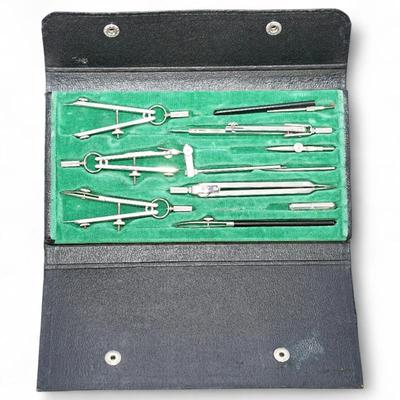 Vintage Lafayette F-13 Engineering Drafting Tool Set
