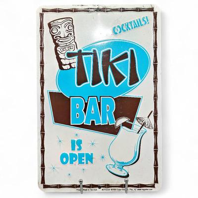 Retro Aluminum Tiki Bar Novelty Sign