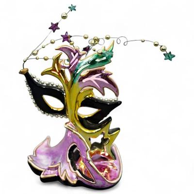 Harrah's Heather Goldmine Mask Tealight Holder