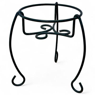 Black Wrought Iron Plant Stand