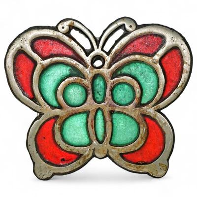 Vintage Cast-Iron Butterfly Trivet