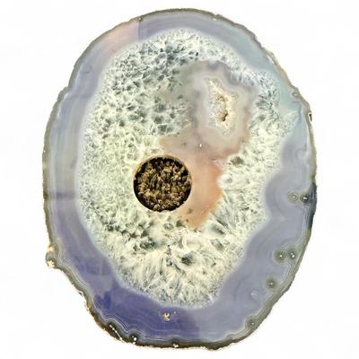 Ikebana Agate Geode Vase, Nature's Treasures