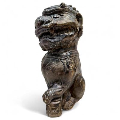 Ceramic Chinese Guardian Lion Foo Dog Statue