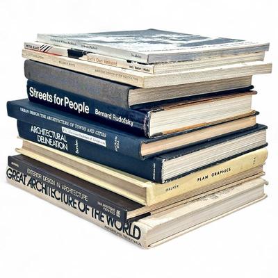 Group Of Eleven Books On Architecture