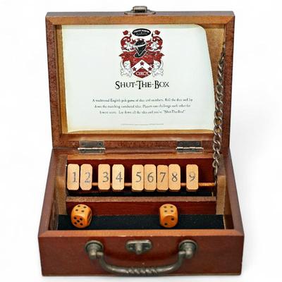 Front Porch Classics Vintage "Shut The Box" Game