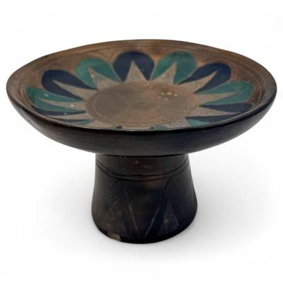 Wooden Pedestal Bowl