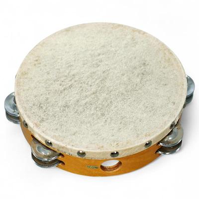 Wooden 2 Row Tambourine