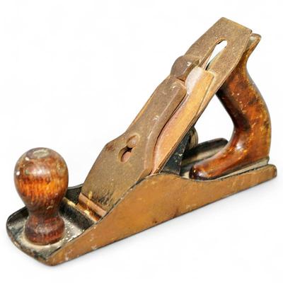Vintage Wood And Cast-Iron Hand Plane