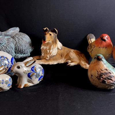 Patio Decor Animal Figurine Collection