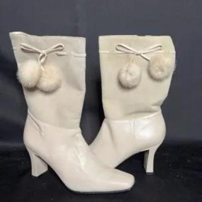Carlan Boots 8.5 With Mink Balls