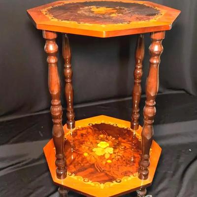Inlaid Italian Style Trolley 