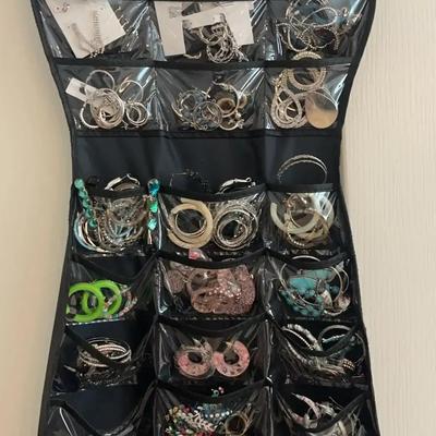 Little Black Dress Organizer with Earrings 