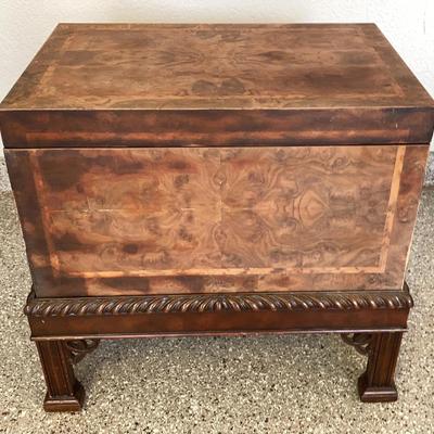 Small Wooden chest with Stand