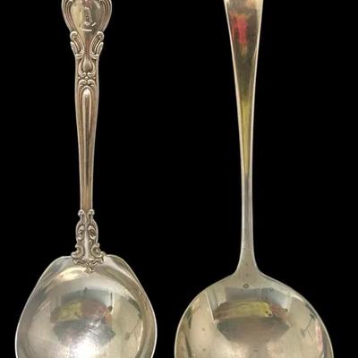 Gorham Sterling Silver Baby Spoon & Sterling Silver Ladle 