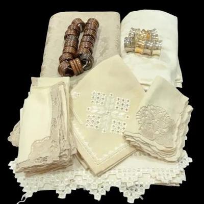 Elegant Tablecloths, Runners, Napkins & Napkin Holders 