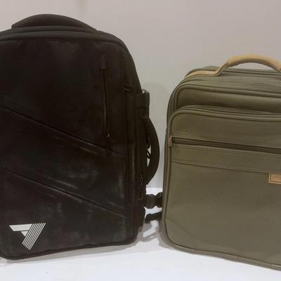 Briggs And Riley Carry On And Black Travel Backpack 