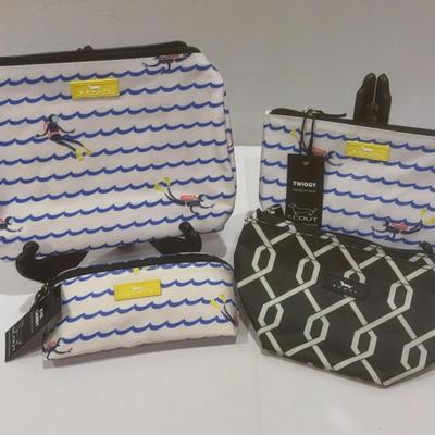 Scout Lot Of Four Water Resistant Bags 