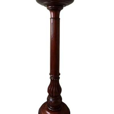 Beautiful 40” Tall Wooden Pedestal Stand