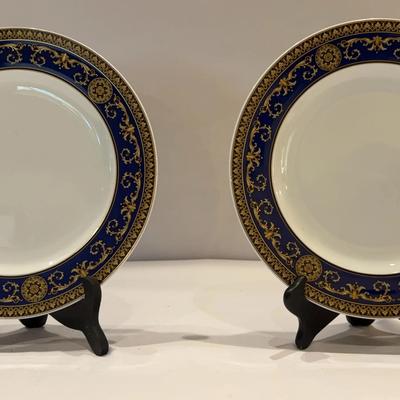 Versace Medusa Blue serving plate -Set Of 2 - Lot 1