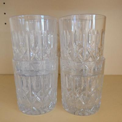 Lot #223 - Heavy Crystal Glasses Set of Twelve