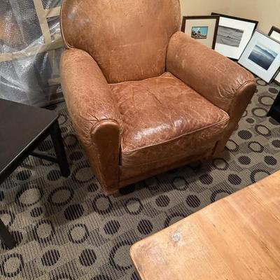 Leather Club Chair