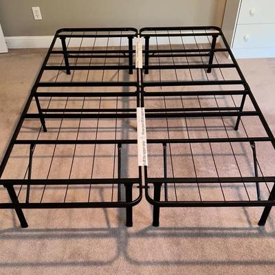 Black Full Size Foldable Cot Frame 