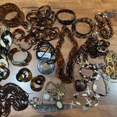 Brown Costume Jewelry