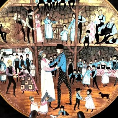 Lot 117:  Family Reunion” Collector Plate by P. Buckley Moss – Celebration Series (4th in Series, 19