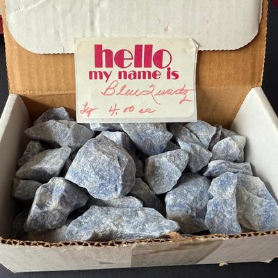 Incredible, Large Collection of Blue Quartz