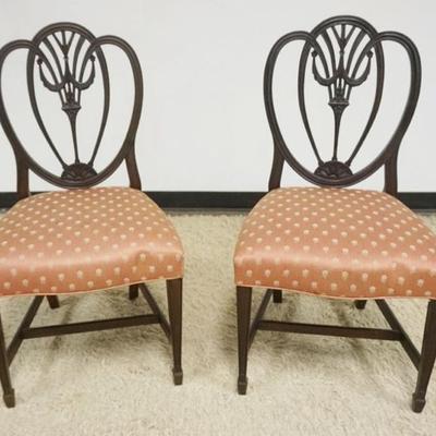 1239	PAIR OF ANTIQUE SHERATON CHAIRS
