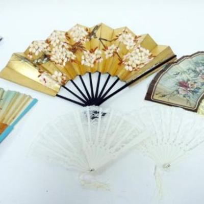 1154	ASSORTMENT OF 6 LADIES FANS
