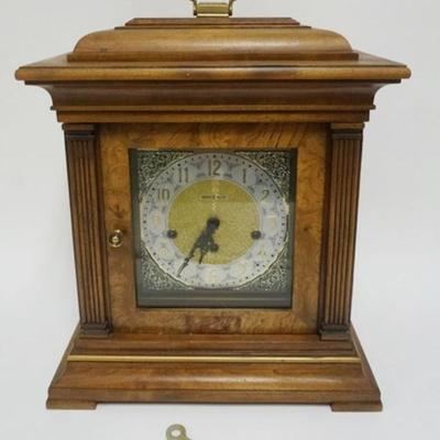 1115	HOWARD MILLER MANTLE CLOCK, APPROXIMATELY 14 IN X 8 IN X 19 IN H
