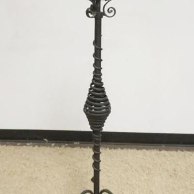 1249	ORNATE METAL ADJUSTABLE PIANO LAMP, APPROXIMATELY 57 IN HIGH
