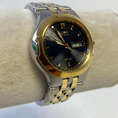 Citizen Eco Drive Coral Classic Watch In Two Time Stainless Steel