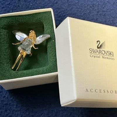 Swarovski Fairy Pixie Crystal Memories Brooch In Box