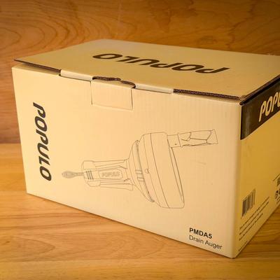 New in Box Populo PMDA5 Drain Auger