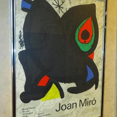 Joan Miro exhibition poster