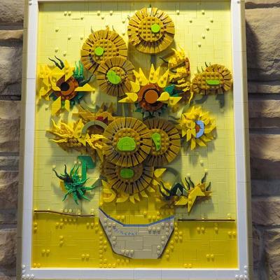 Lego Van Gogh "Sunflowers"