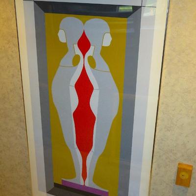 Ernest Trova "Four Foot Falling Man" signed