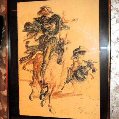 Claude Weisbuch "Don Quixote" signed