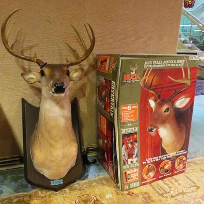Buck the talking trophy