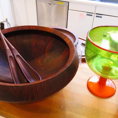 Jens Quistgaard for Dansk teak salad bowl