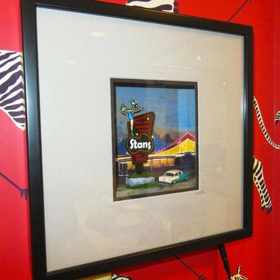 Christine Schukow illuminated diorama "Stan's"