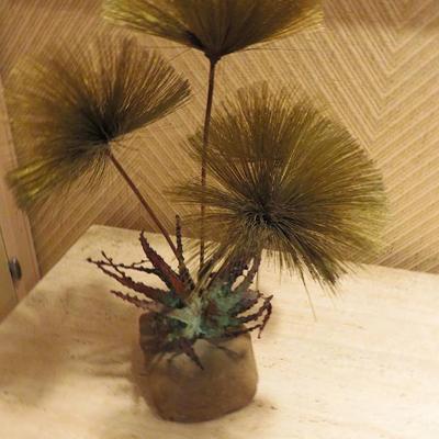 John Steck brutalist "Desert Flowers" sculpture