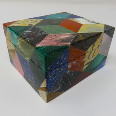 Rafaello Romanelli stone mosaic box