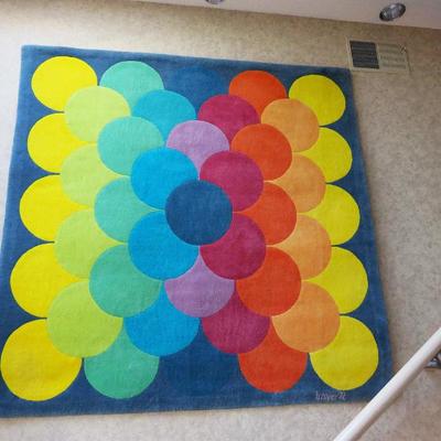 (BID ITEM) Herbert Bayer chromatic tapestry 1972