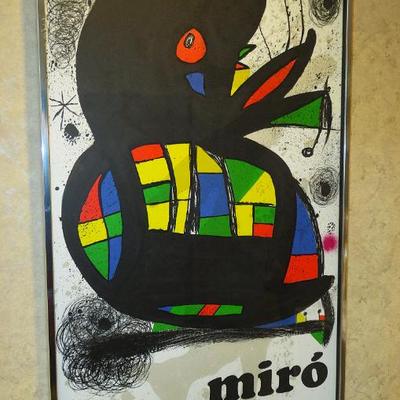 Joan Miro exhibition poster