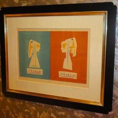 Picasso "Portrait of Sylvette" signed Verve cover 